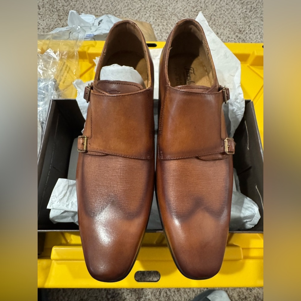 Florsheim Angelo Double Monk Cognac Shoe